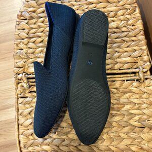 Rothy’s The Almond Loafer in Navy Blue Twill Womens 10.5 like new